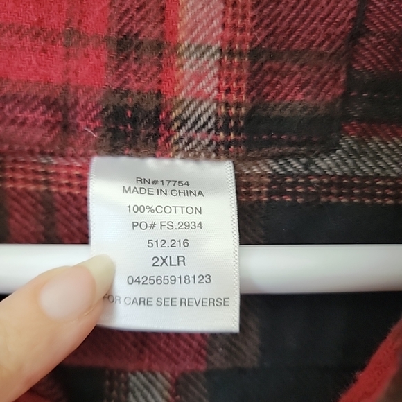 Vintage Polar King ~Heavy Weight~ Flannel Shirt ~snap Front~  2XL - Picture 4 of 11